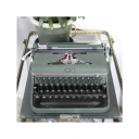 Halda - Lagomarsino Macchina da scrivere portatile (con scocca), anno 1940-50 1