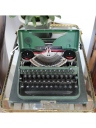 Halda - Lagomarsino Macchina da scrivere portatile (con scocca), anno 1940-50 4